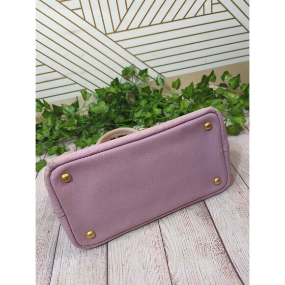 PRADA 1BG439 CANAPA 2Way Hand Bag ALABASTRO Light Pink WITH STRAP - Picture 8 of 15